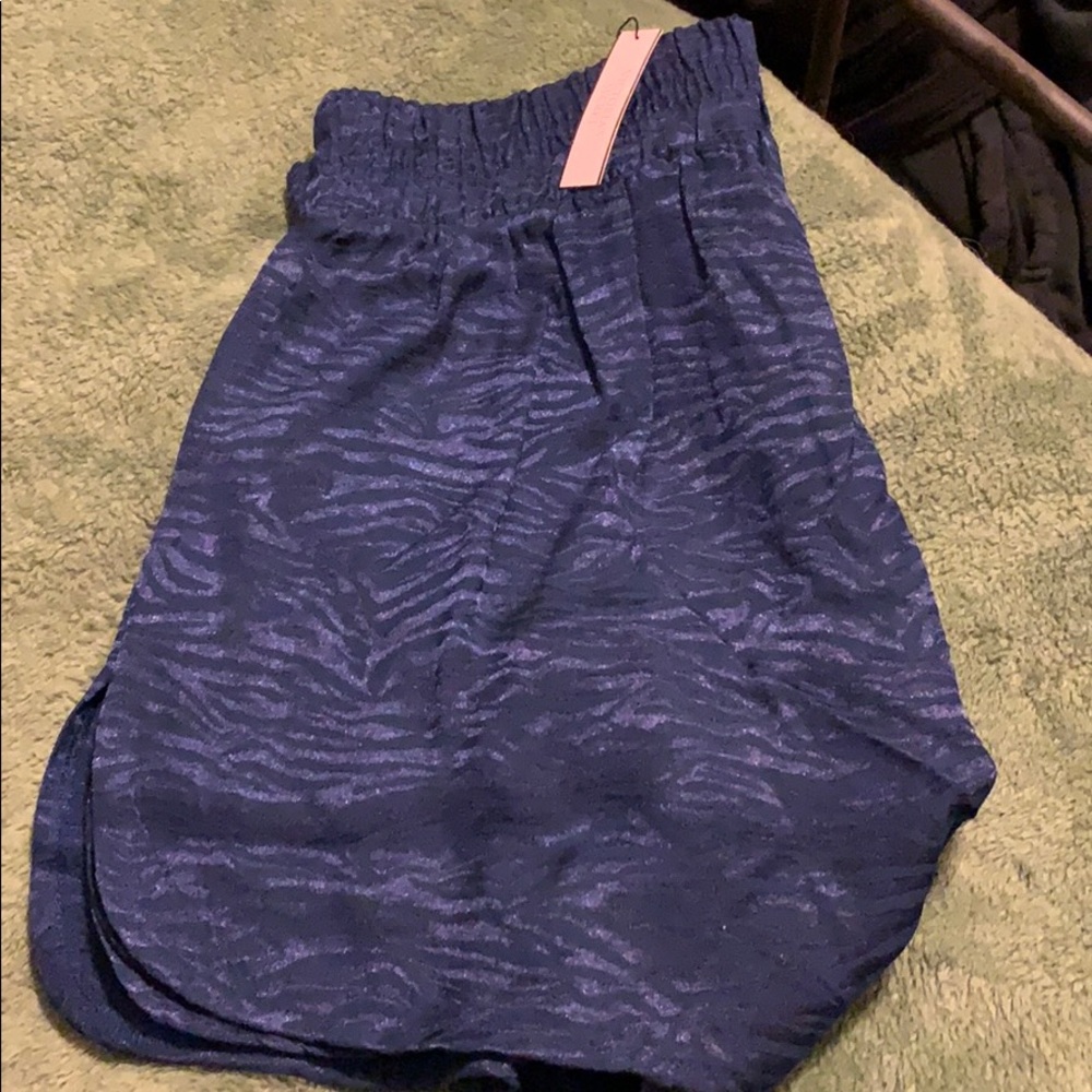 Victoria Secret Night shorts zebra design